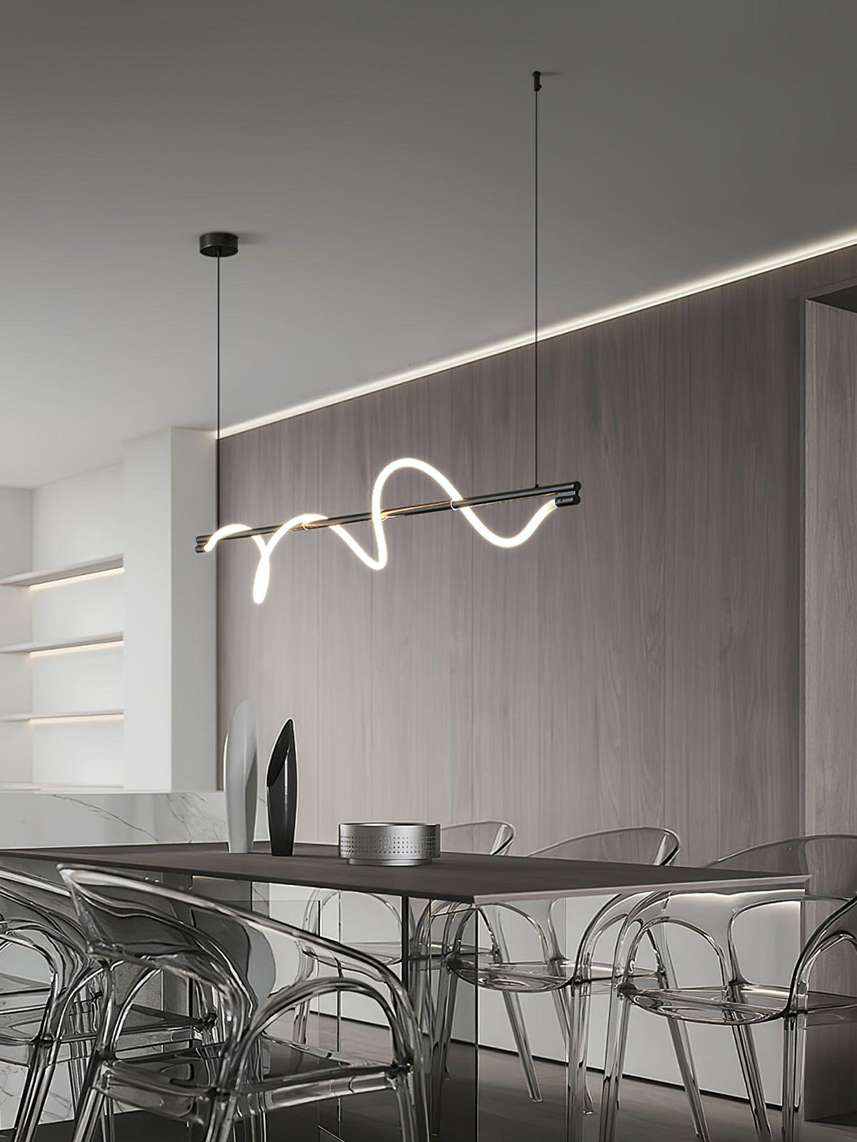 Lampa wisząca Pulse minimalistyczna z miedzi