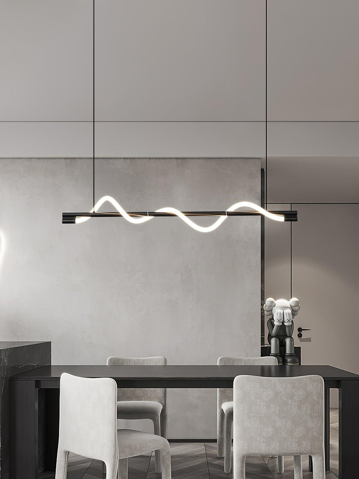 Lampa wisząca Pulse minimalistyczna z miedzi