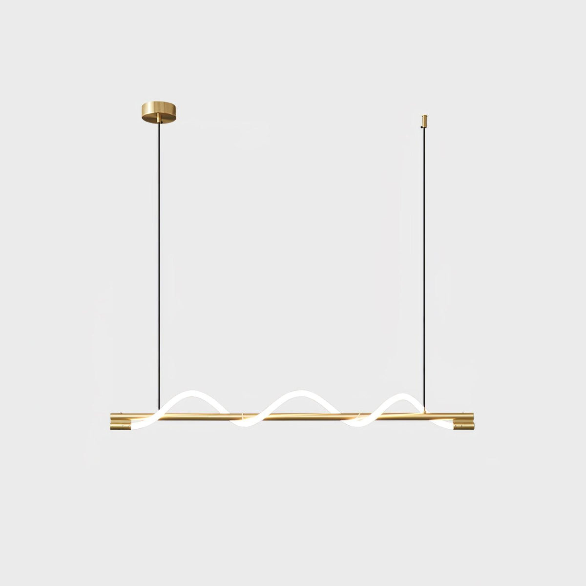 Lampa wisząca Pulse minimalistyczna z miedzi