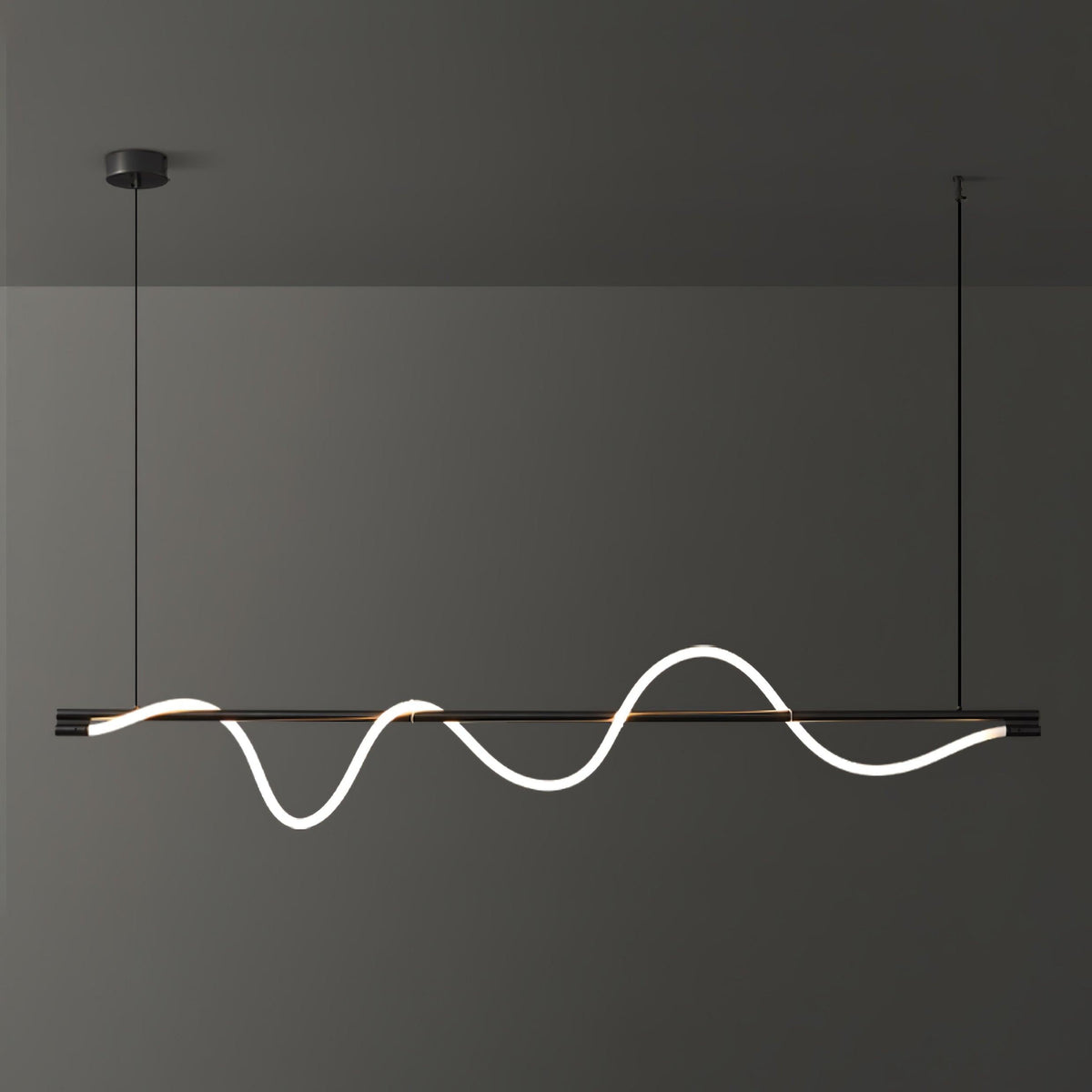 Lampa wisząca Pulse minimalistyczna z miedzi