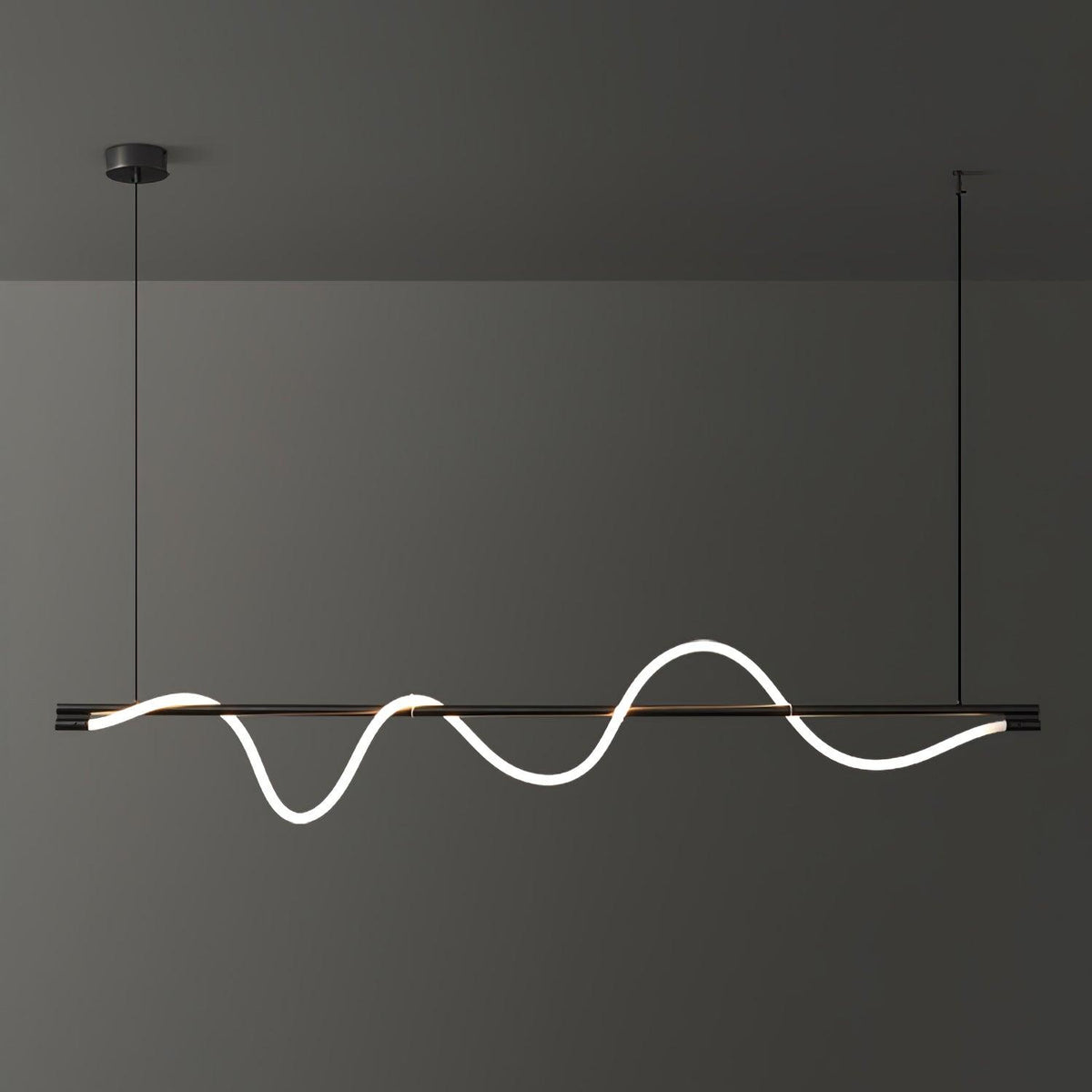 Lampa wisząca Pulse minimalistyczna z miedzi