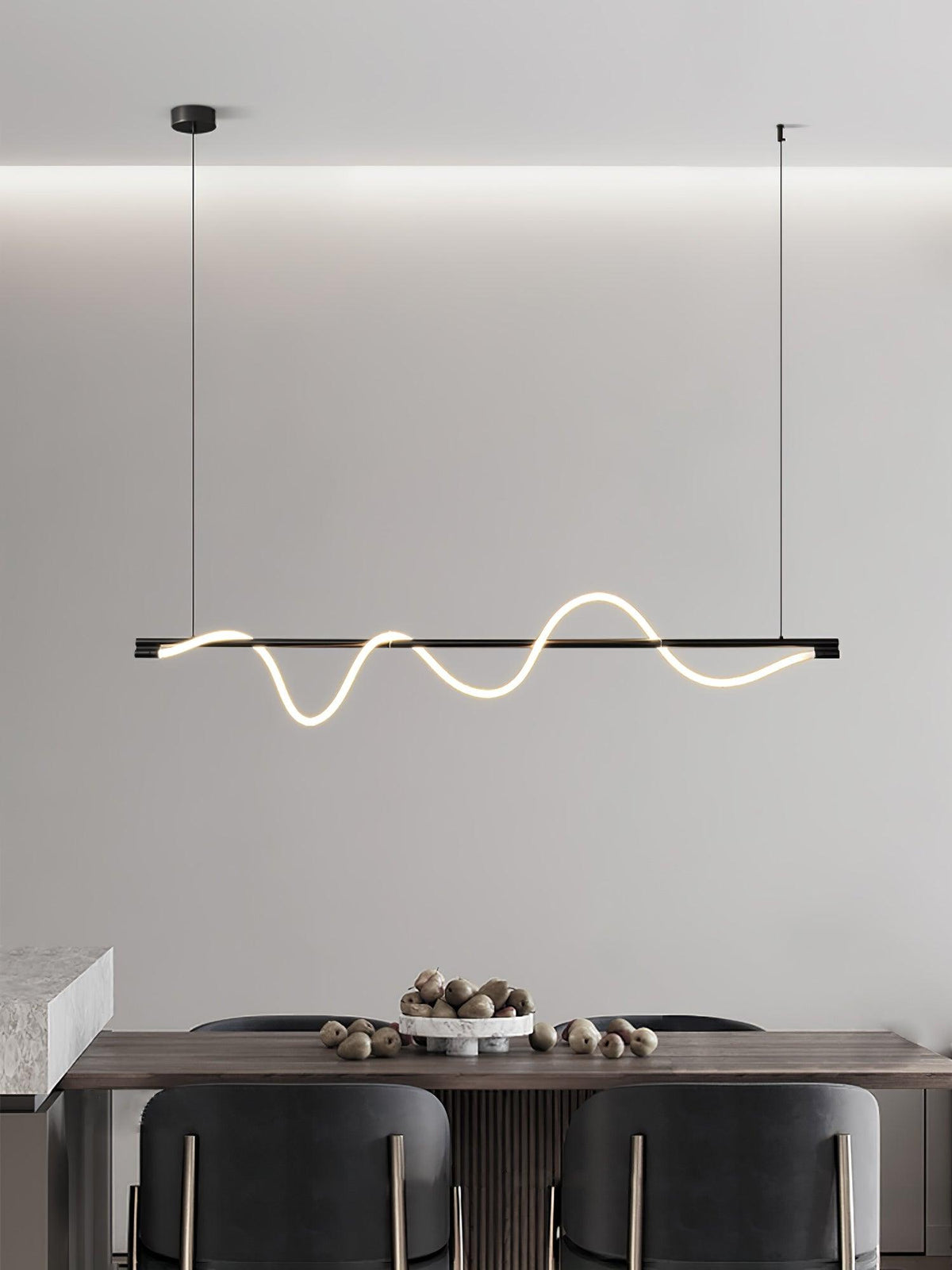 Lampa wisząca Pulse minimalistyczna z miedzi