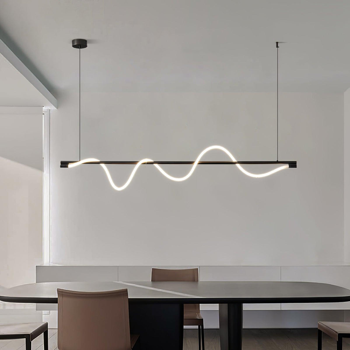 Lampa wisząca Pulse minimalistyczna z miedzi