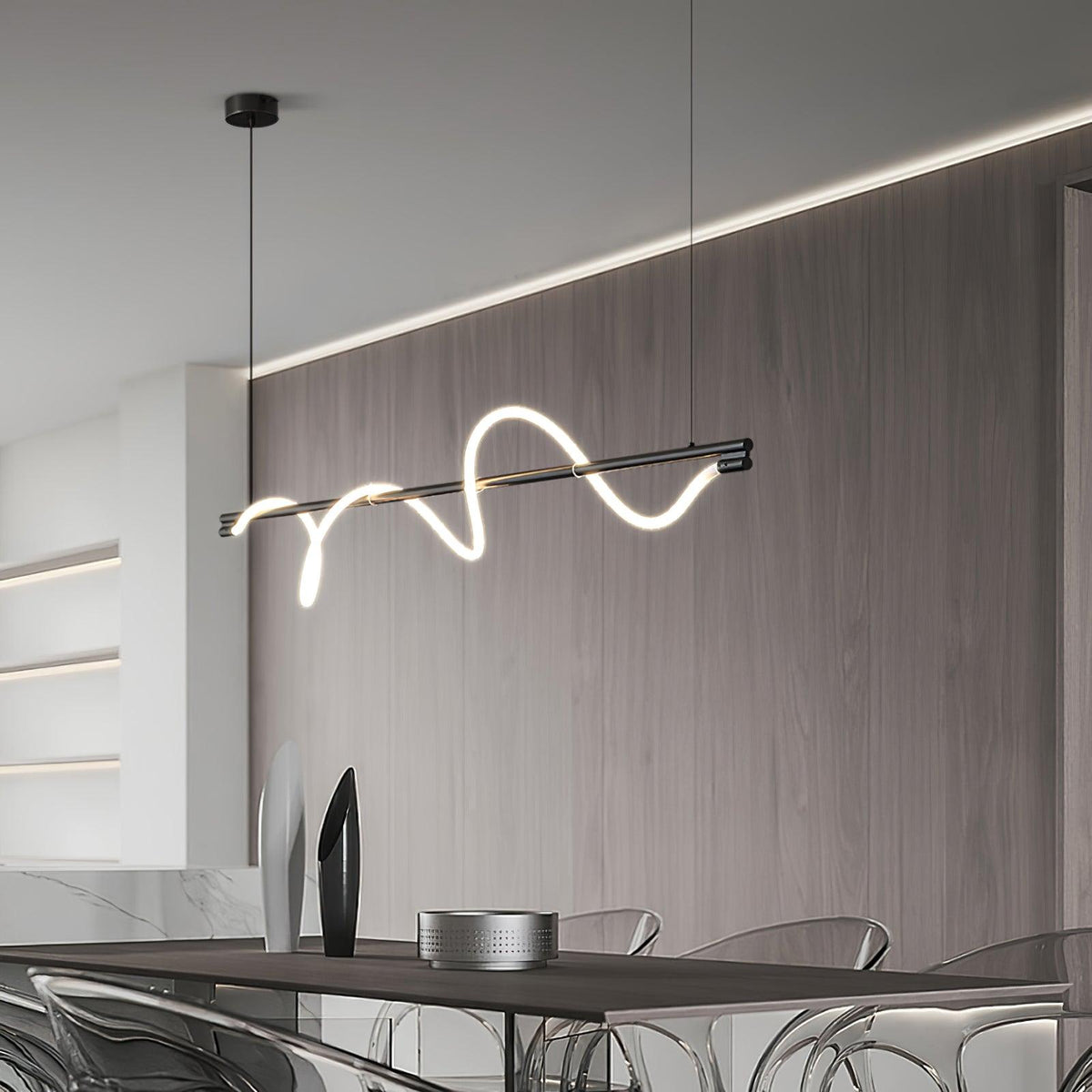 Lampa wisząca Pulse minimalistyczna z miedzi