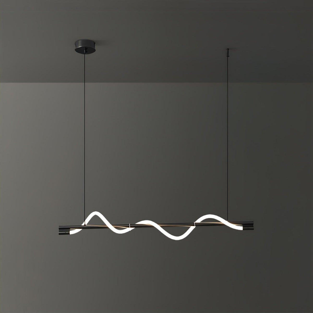 Lampa wisząca Pulse minimalistyczna z miedzi