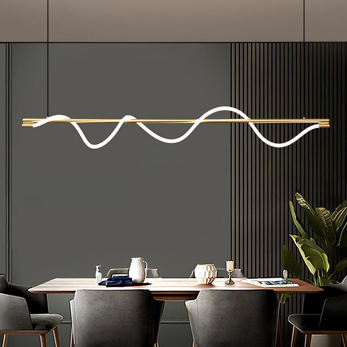 Lampa wisząca Pulse minimalistyczna z miedzi