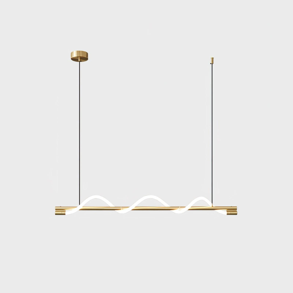 Lampa wisząca Pulse minimalistyczna z miedzi