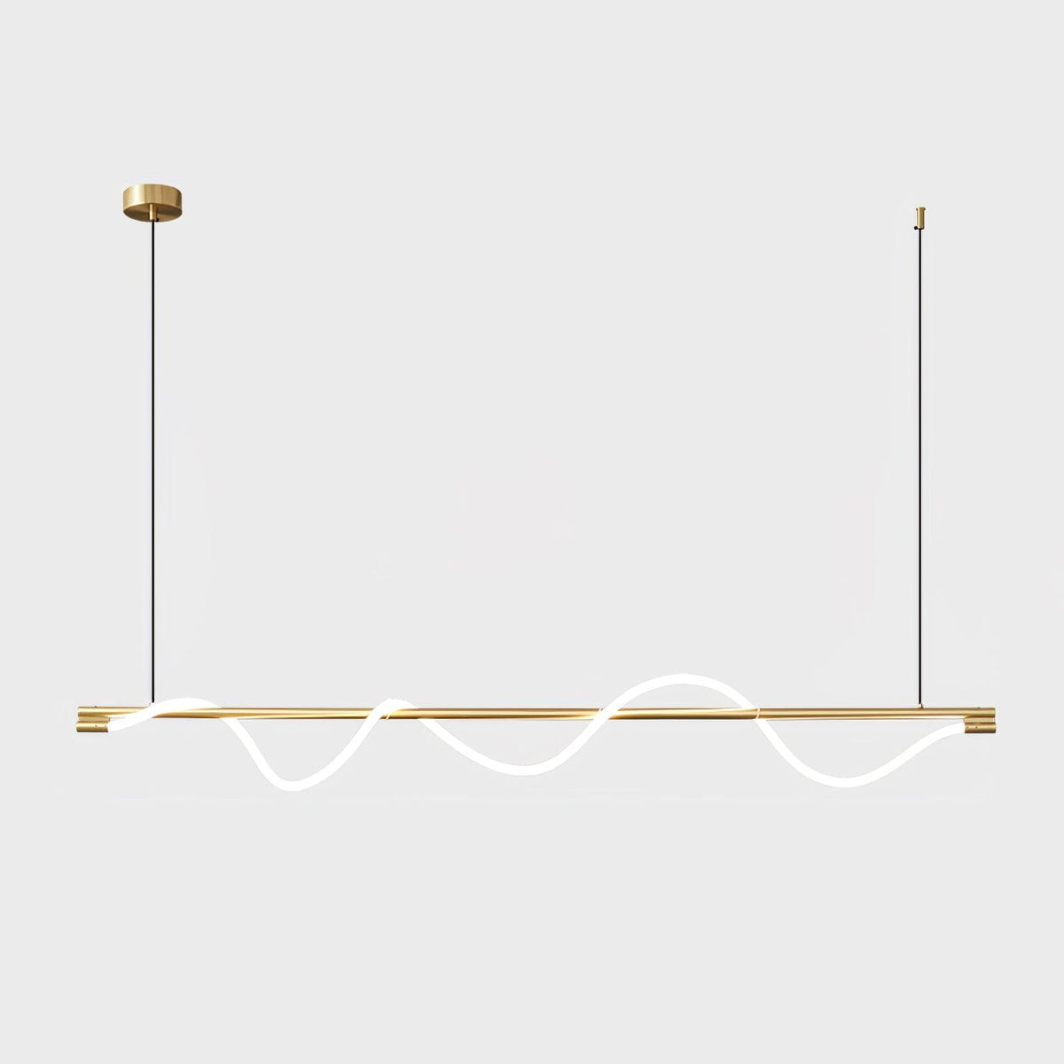 Lampa wisząca Pulse minimalistyczna z miedzi