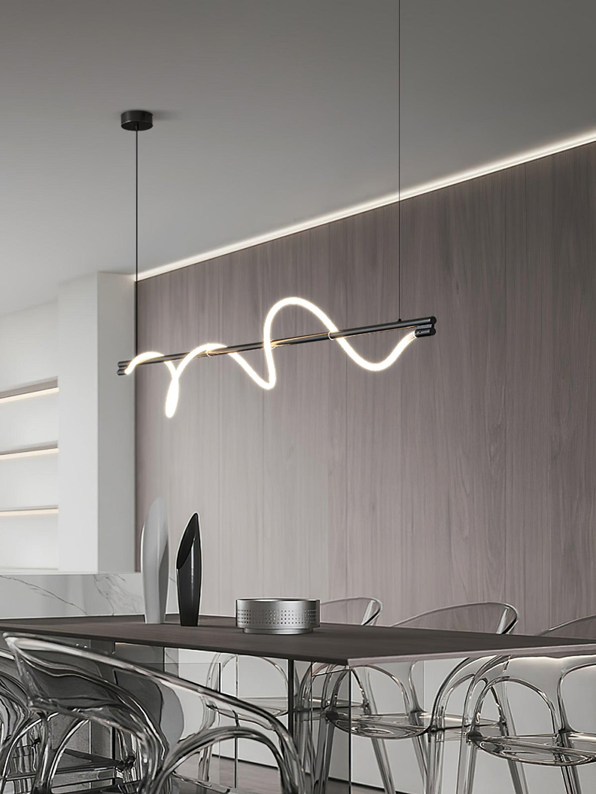 Lampa wisząca Pulse minimalistyczna z miedzi