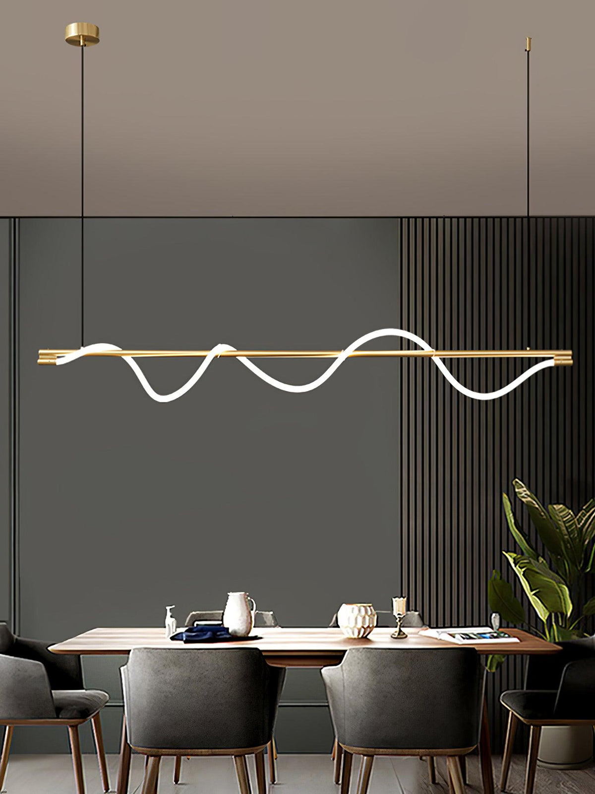 Lampa wisząca Pulse minimalistyczna z miedzi