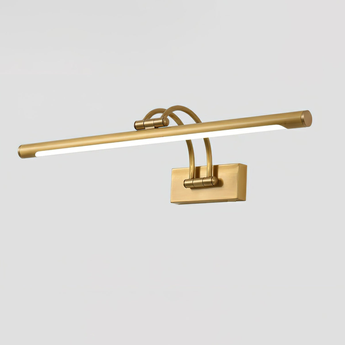 Solarielle liniowy kinkiet Vanity Brass