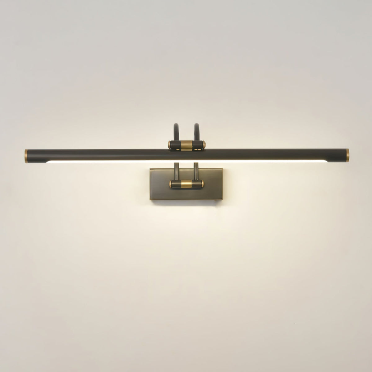 Solarielle liniowy kinkiet Vanity Brass