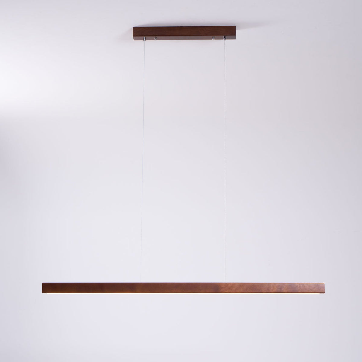 Aro liniowa lampa wisząca z drewna