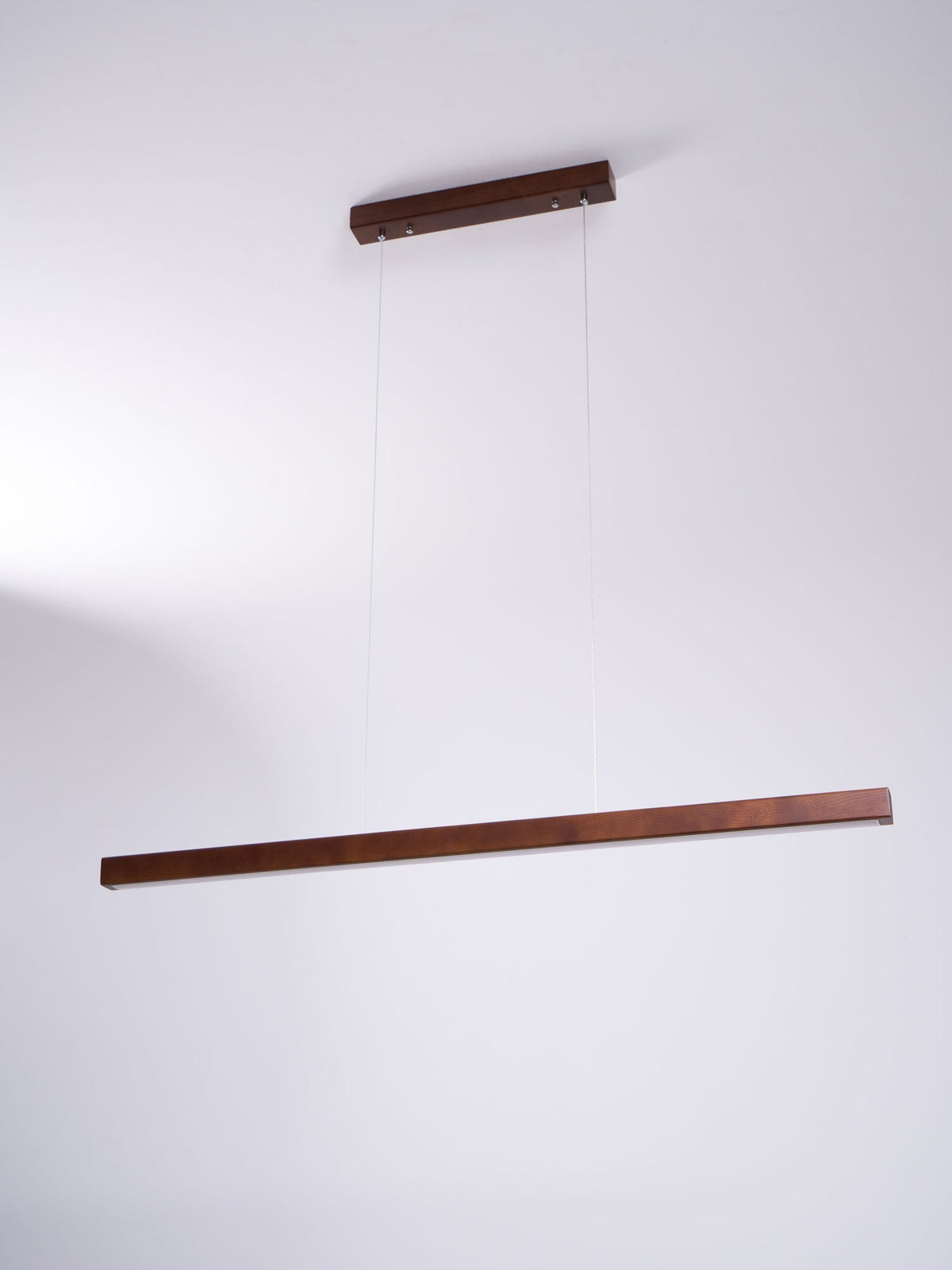 Aro liniowa lampa wisząca z drewna