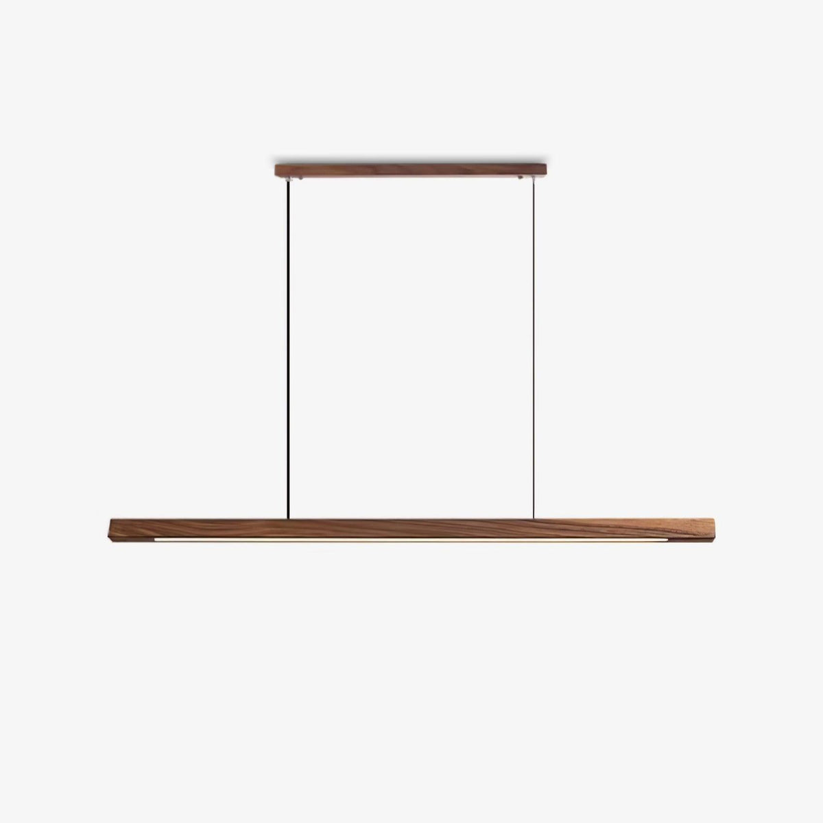 Aro liniowa lampa wisząca z drewna