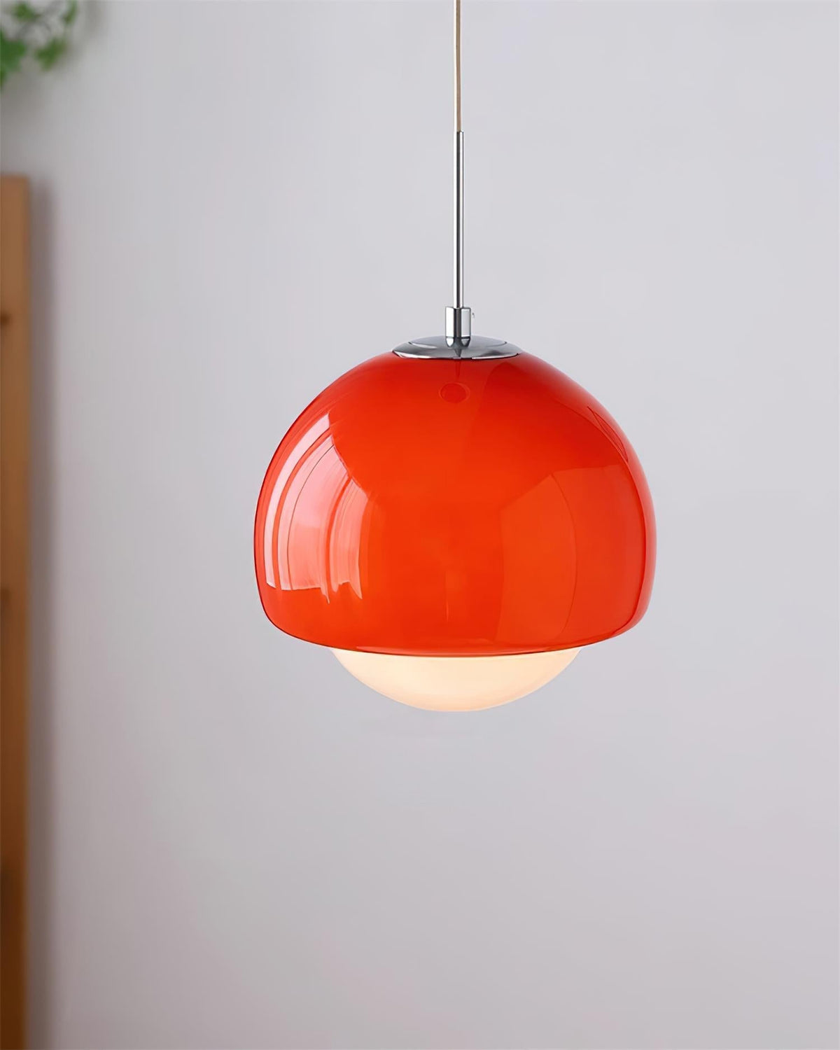 Lipko lampa wisząca ze szkła w kulistej osłonie retro nowoczesna kolorowa