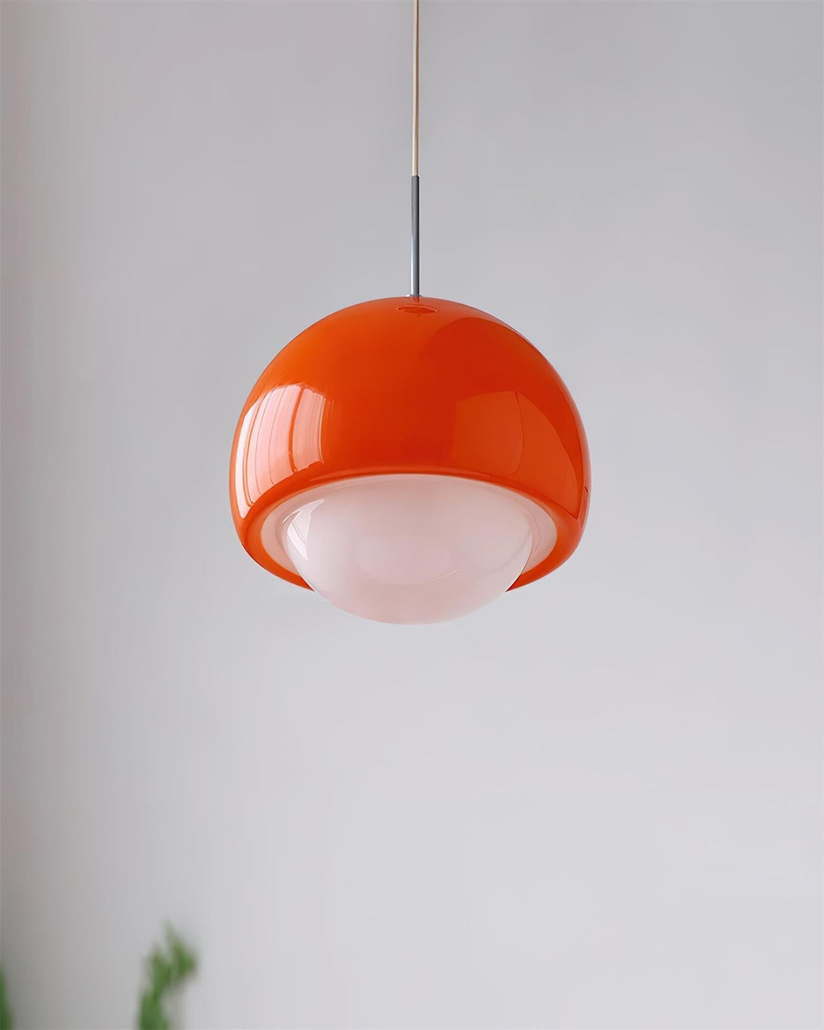 Lipko lampa wisząca ze szkła w kulistej osłonie retro nowoczesna kolorowa