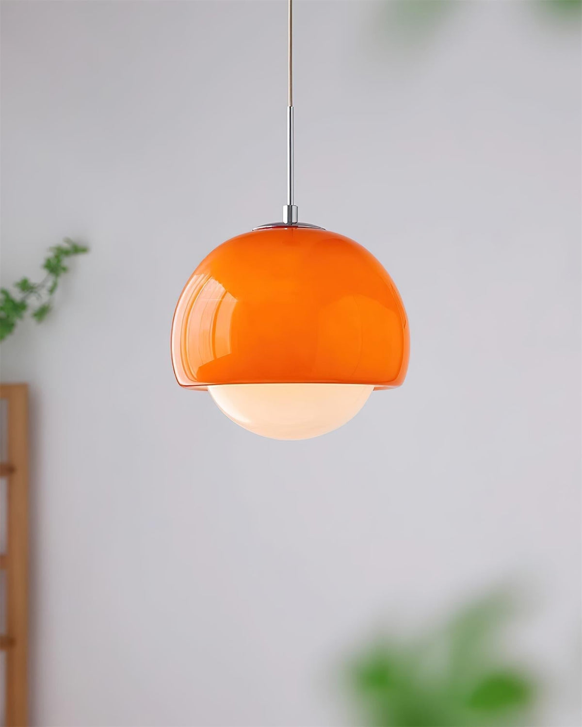 Lipko lampa wisząca ze szkła w kulistej osłonie retro nowoczesna kolorowa