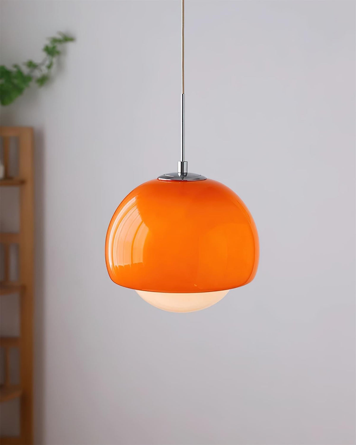 Lipko lampa wisząca ze szkła w kulistej osłonie retro nowoczesna kolorowa