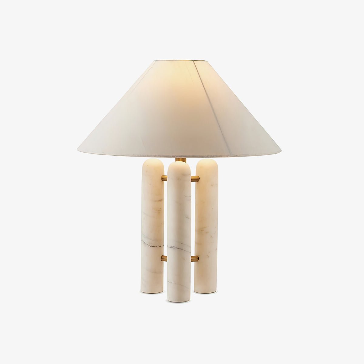 Trio nowoczesna lampa stołowa z marmuru