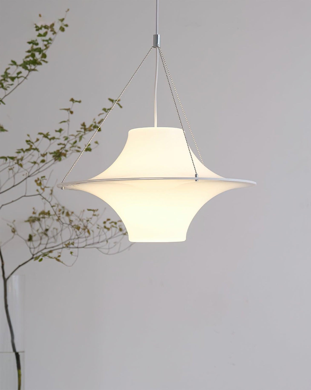Lampa wisząca Dali w kształcie UFO z akrylu – nowoczesna lampa wisząca do salonu