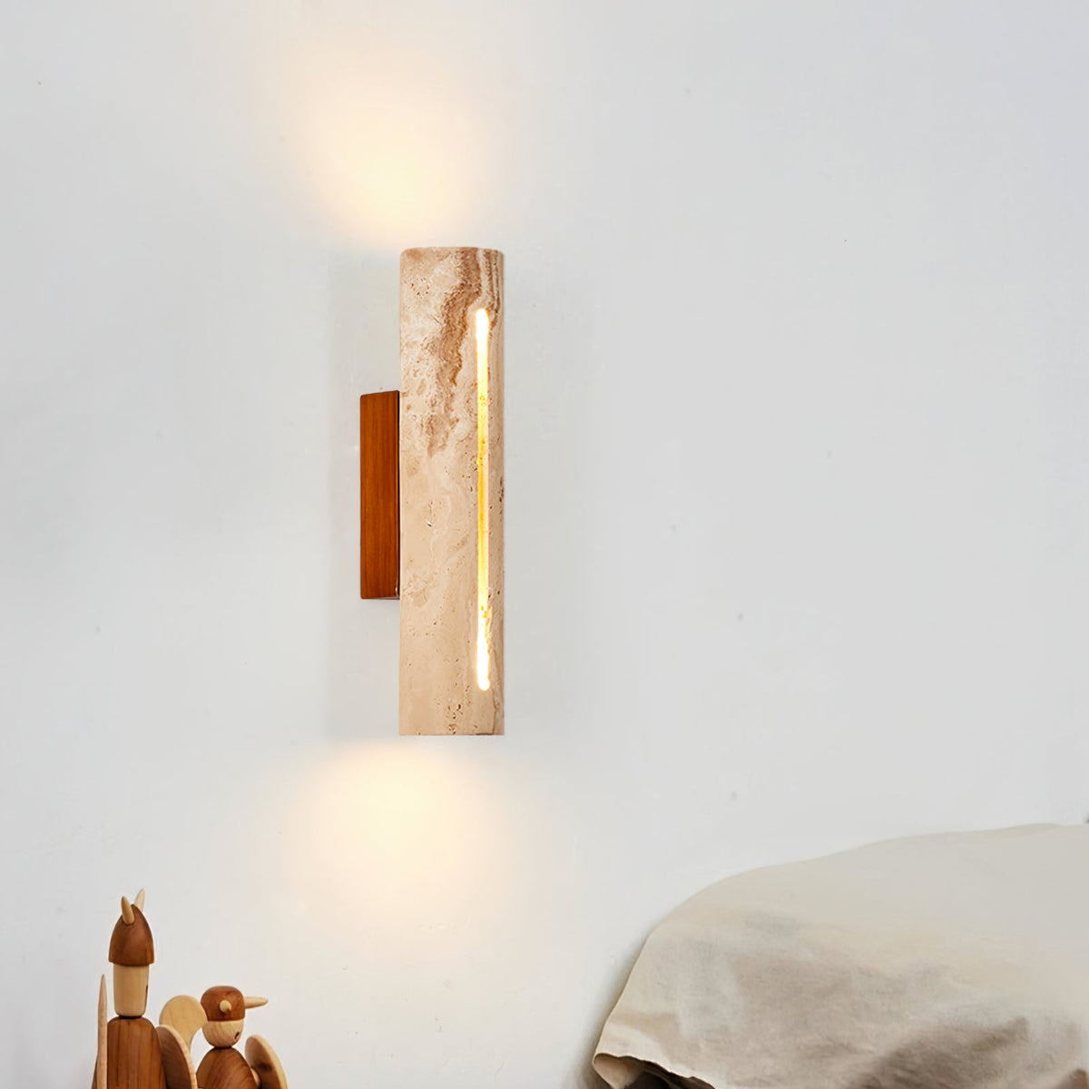Nissa Travertine kinkiet