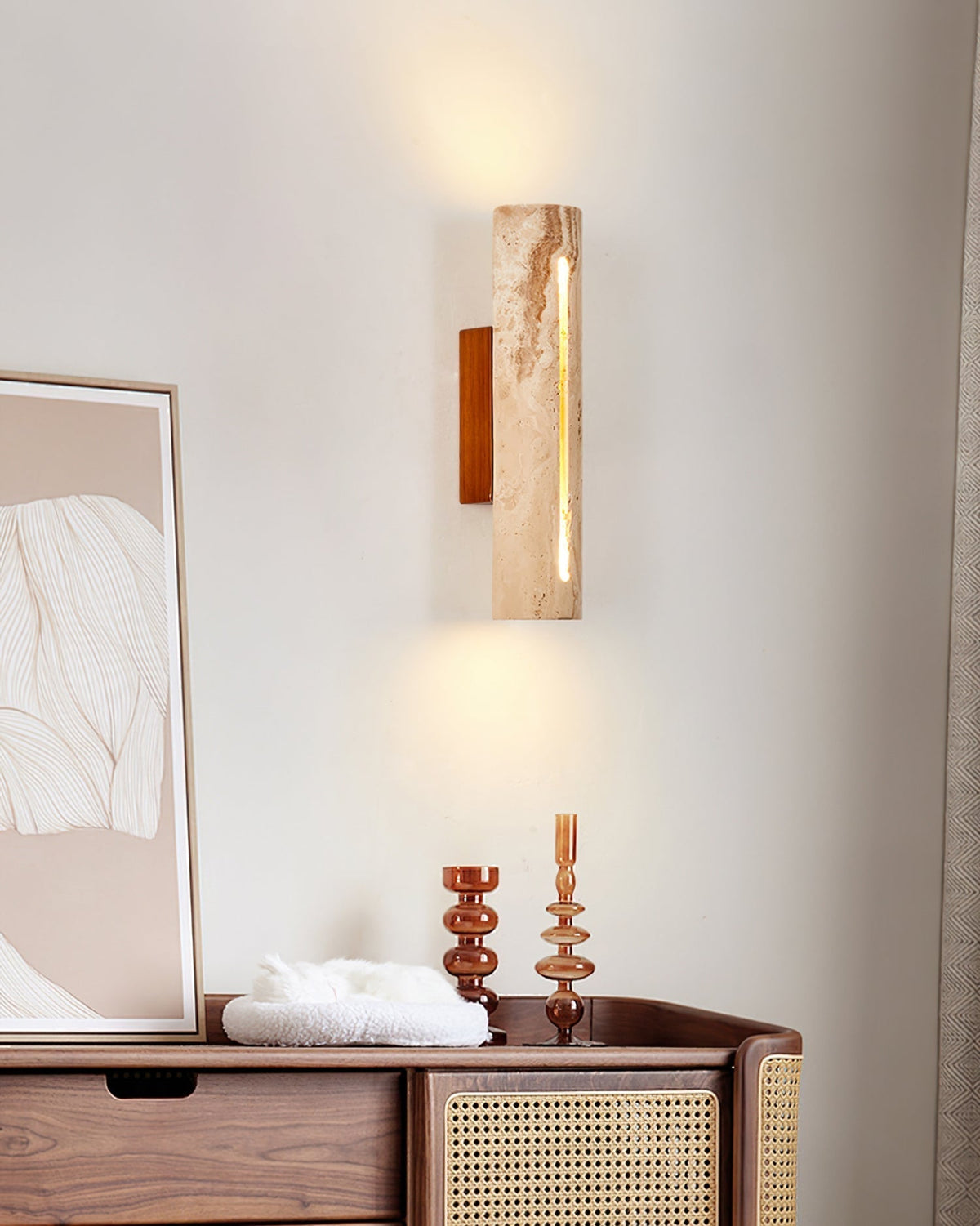 Nissa Travertine kinkiet