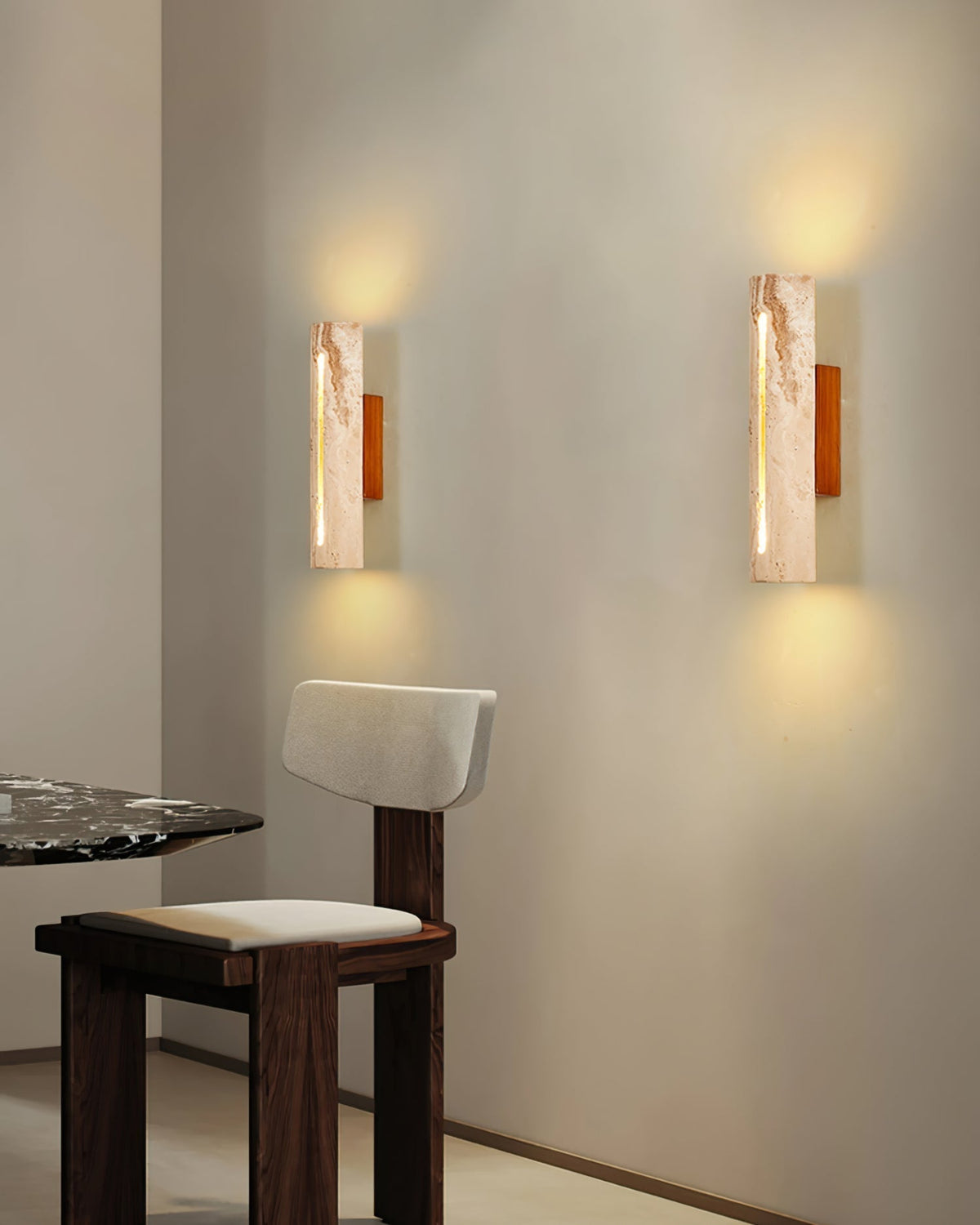 Nissa Travertine kinkiet