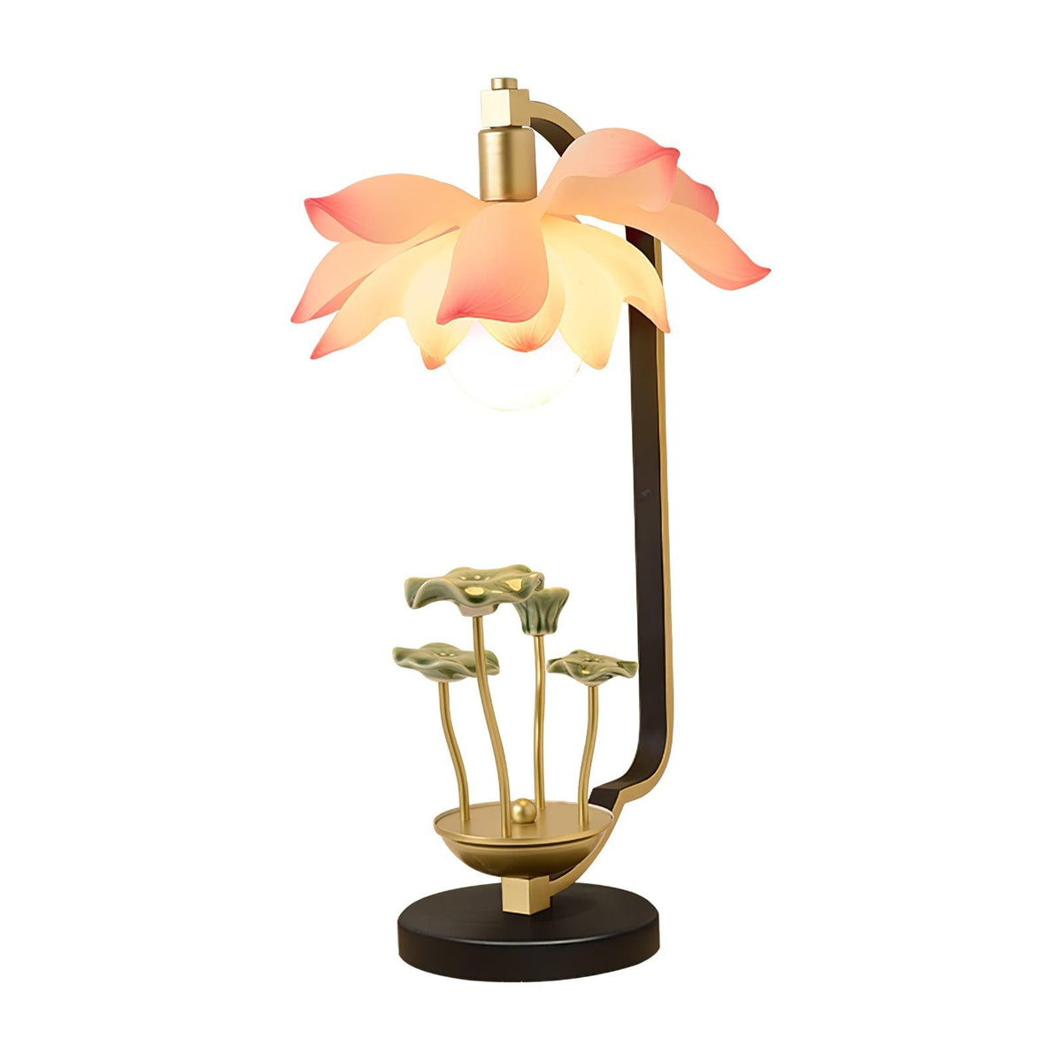 Lampa stołowa Olivia ze szkła ceramicznego