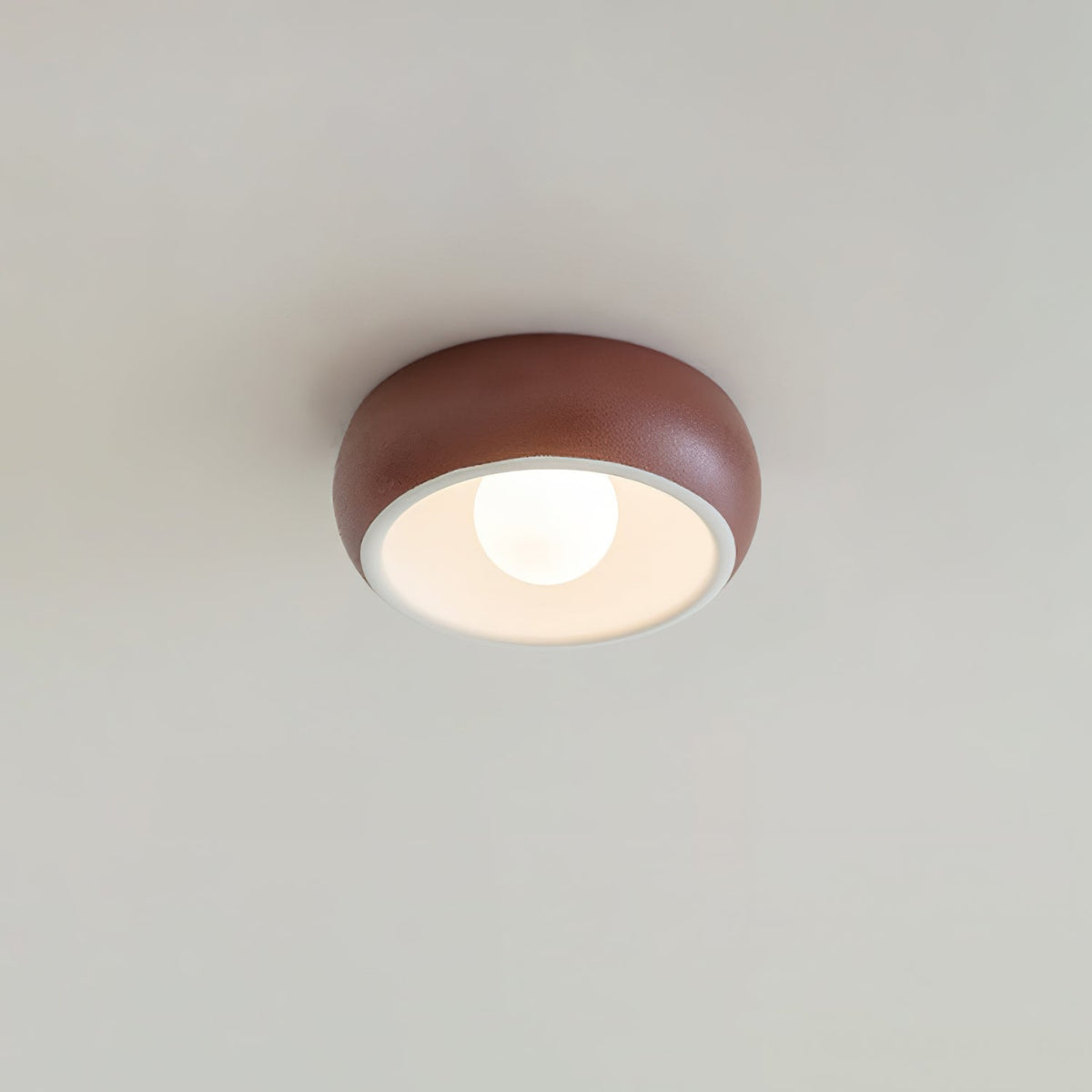 Talemu nowoczesna lampa sufitowa ze szkła w kształcie koła