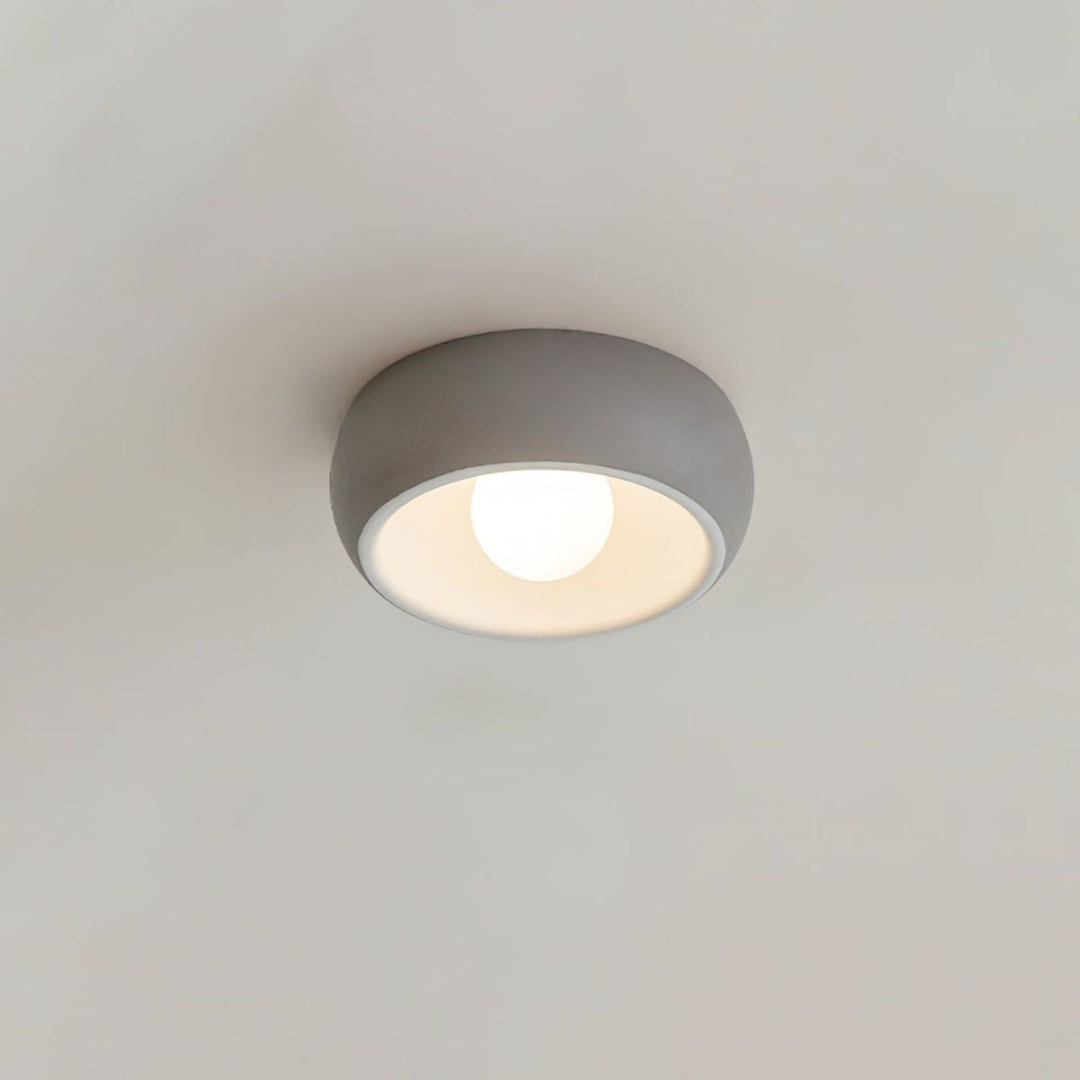 Talemu nowoczesna lampa sufitowa ze szkła w kształcie koła