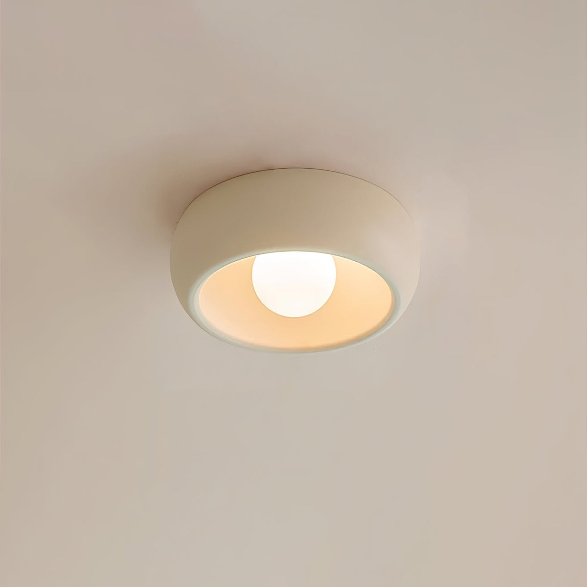 Talemu nowoczesna lampa sufitowa ze szkła w kształcie koła