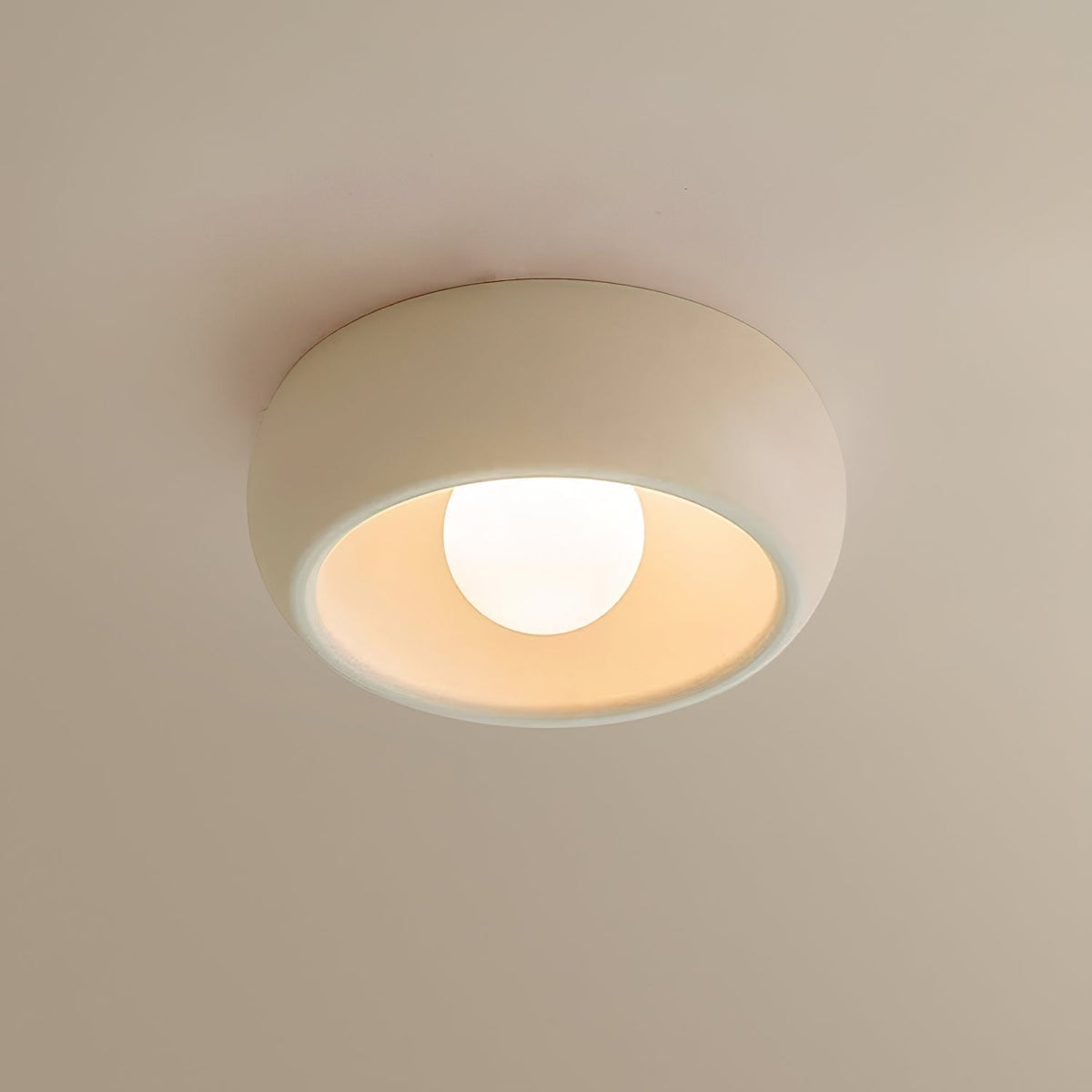 Talemu nowoczesna lampa sufitowa ze szkła w kształcie koła