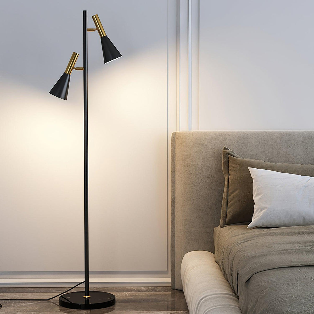 Aricel lampa stojąca z marmuru