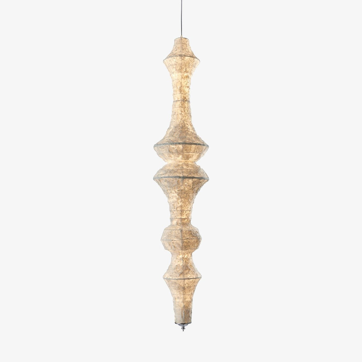 Vozoryra wisząca lampa papierowa ze strukturalnym wykończeniem