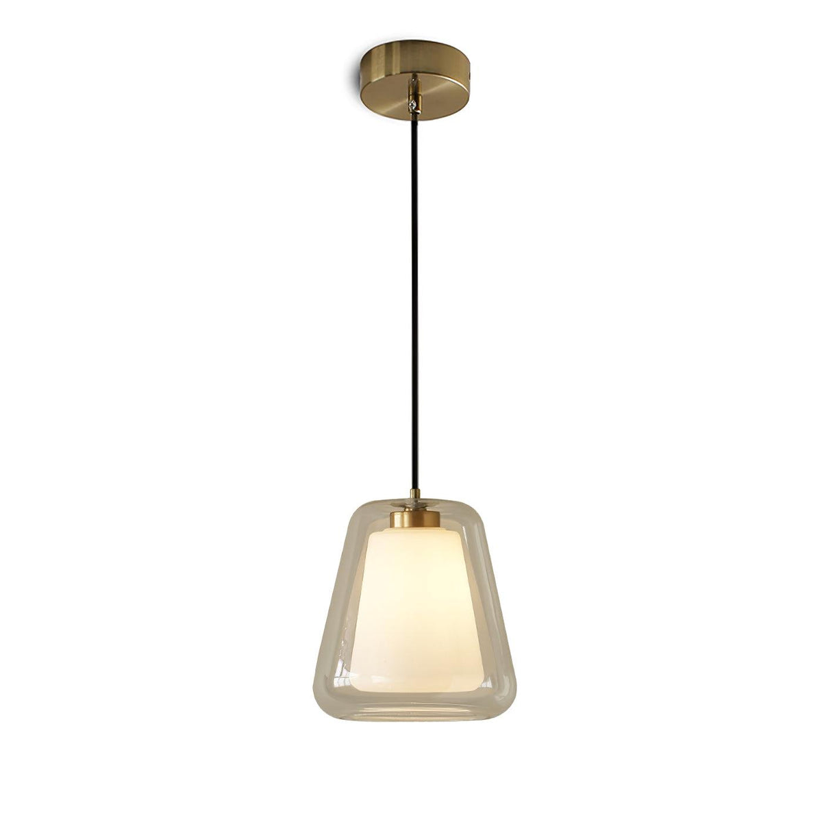 Ate złota lampa wisząca w stylu nowoczesnym