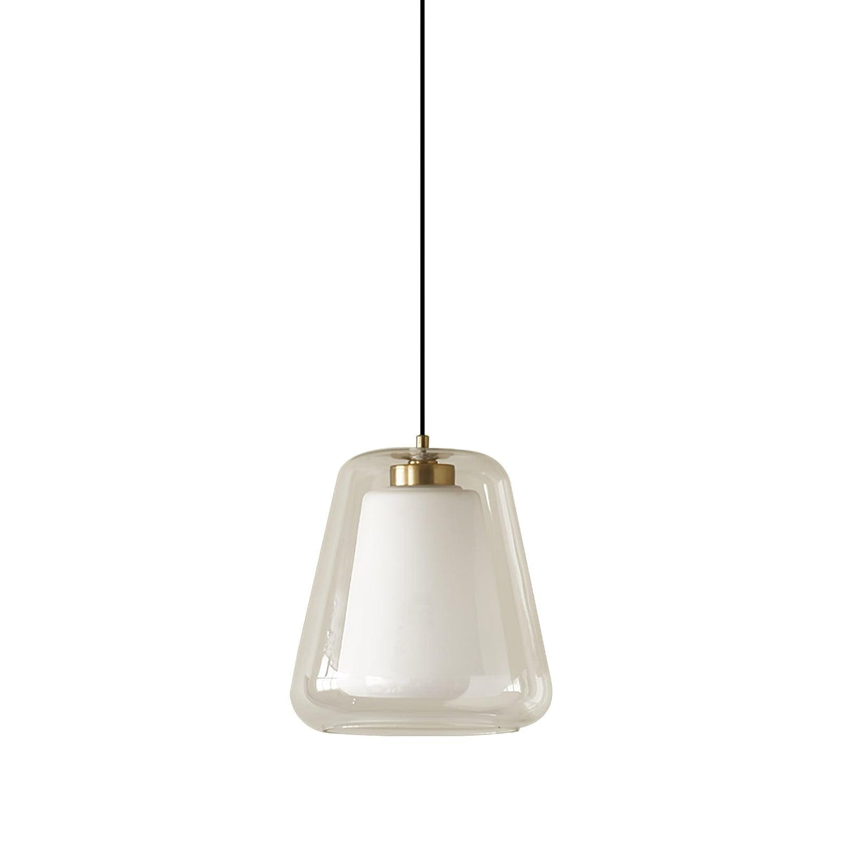 Ate złota lampa wisząca w stylu nowoczesnym