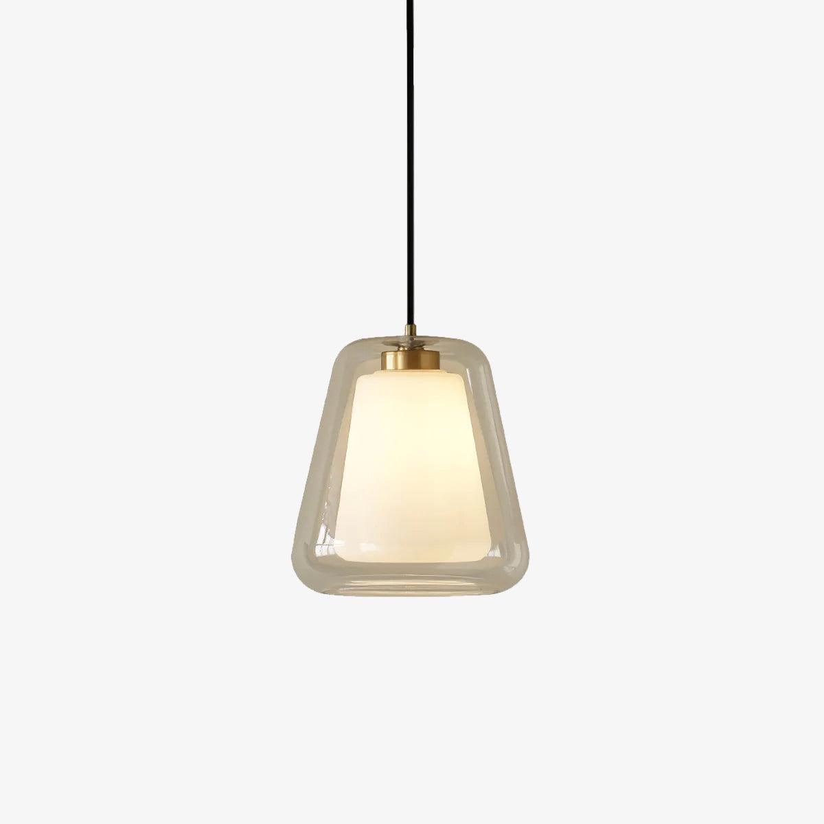 Ate złota lampa wisząca w stylu nowoczesnym