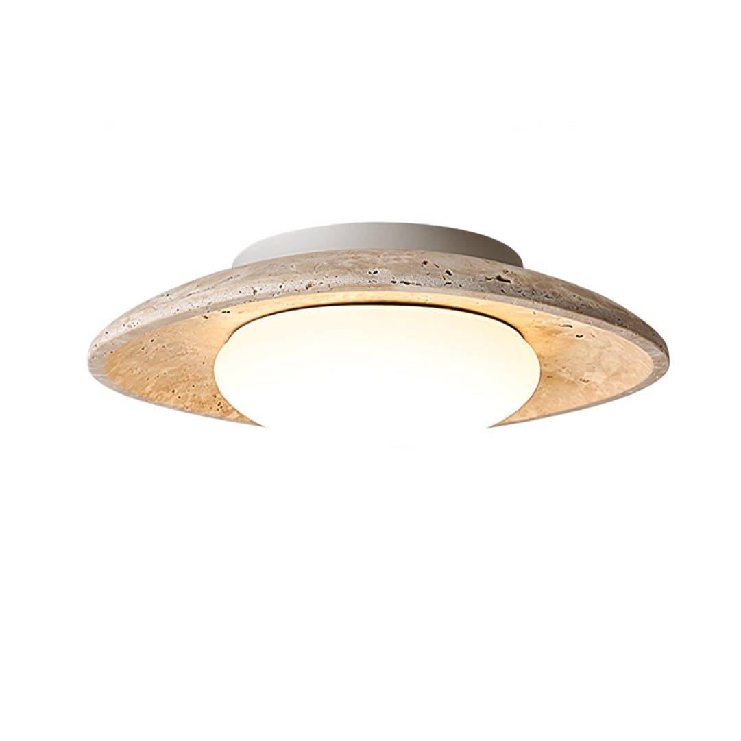 Serinora lampa sufitowa w travertynie