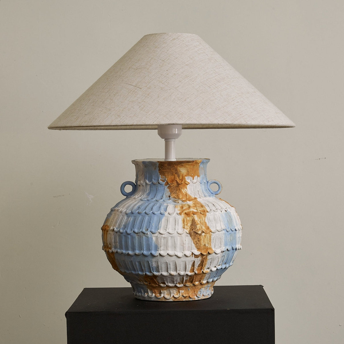Artisan Rustic ceramika lampa stołowa