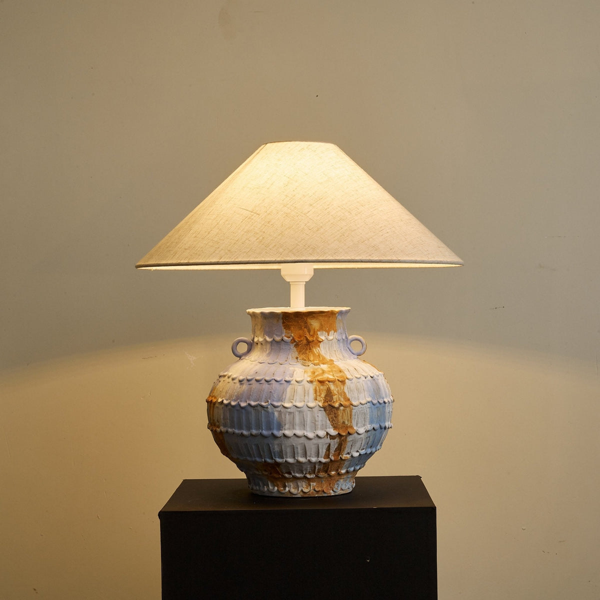 Artisan Rustic ceramika lampa stołowa