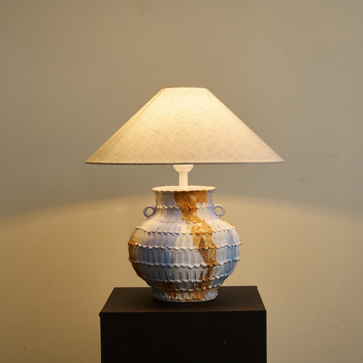 Artisan Rustic ceramika lampa stołowa