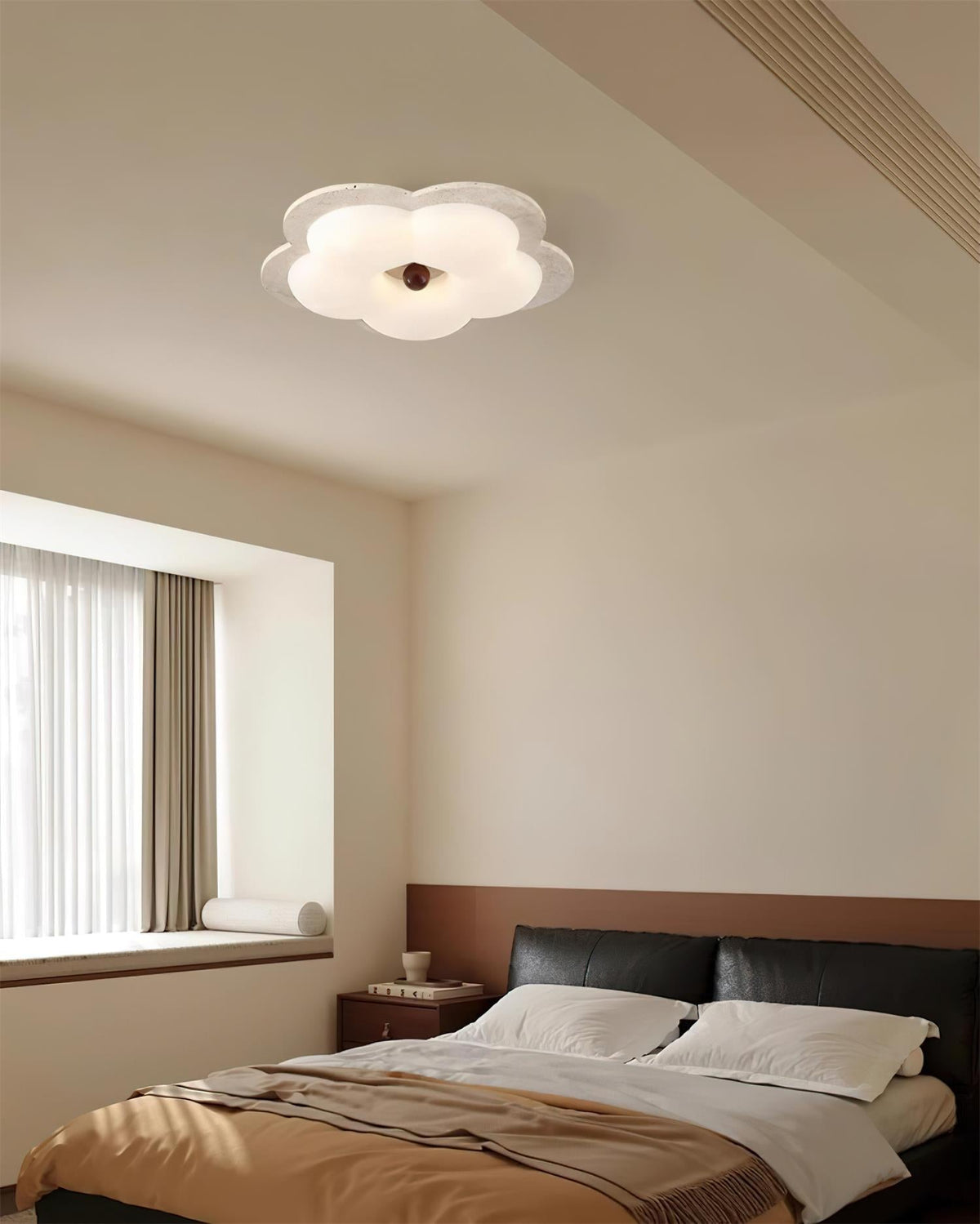 Riita Flower lampa sufitowa Travertyn