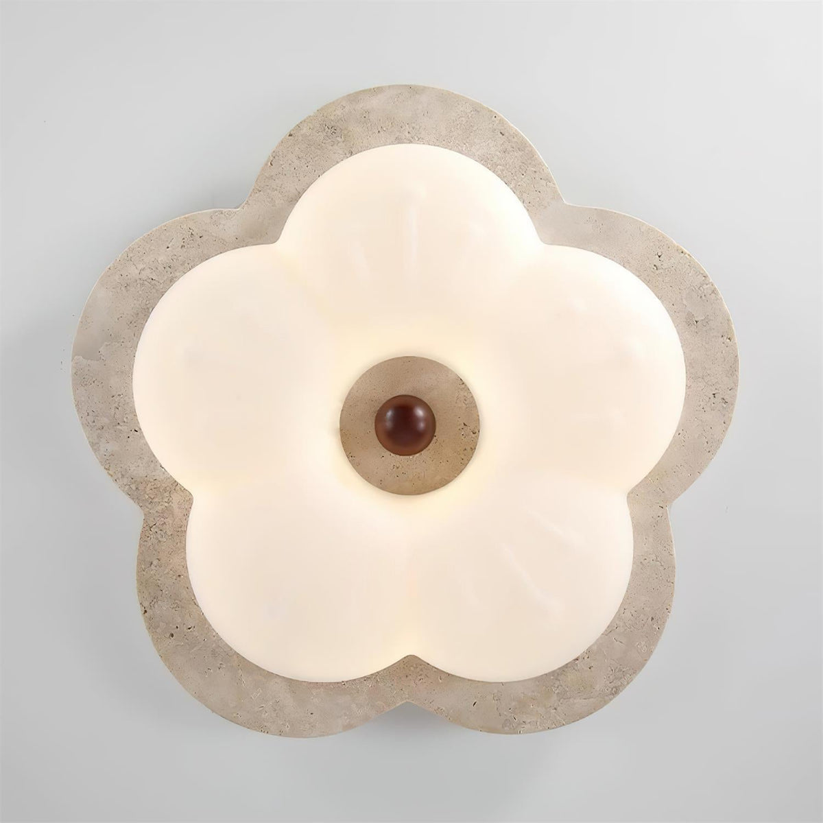Riita Flower lampa sufitowa Travertyn