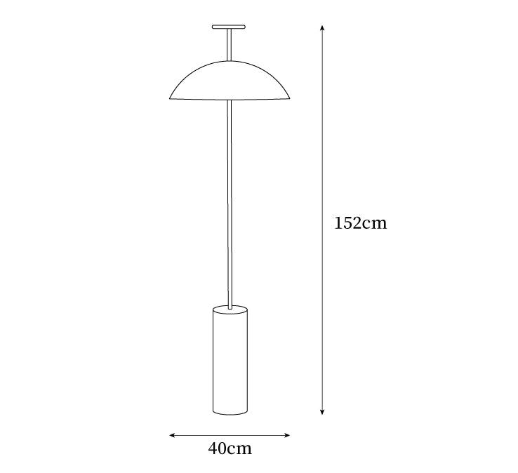 Sorerette zewnętrzna lampa stojąca