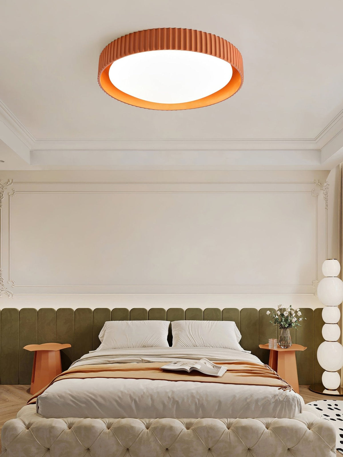 Alesin nowoczesna minimalistyczna lampa sufitowa z rezynu