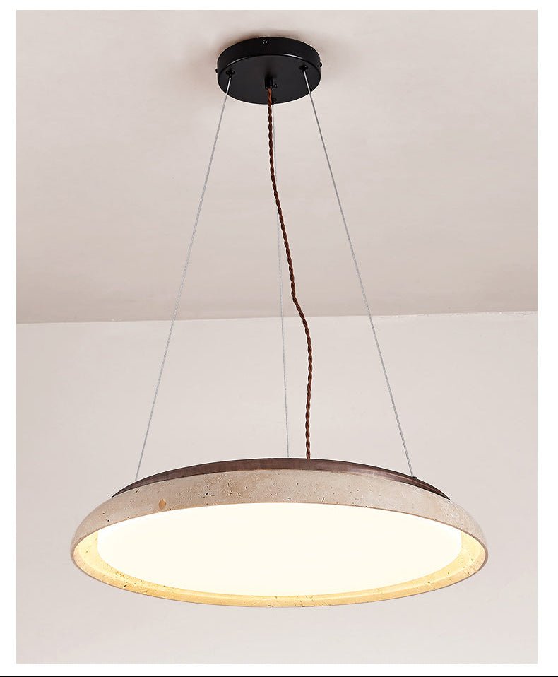 Aeron Travertine Lunar Halo lampa wisząca