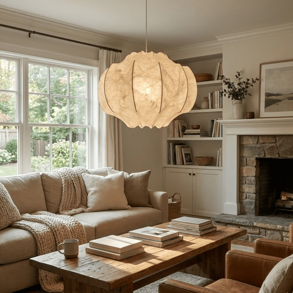 Oreluora wisząca lampa jedwabna Silk Bloom