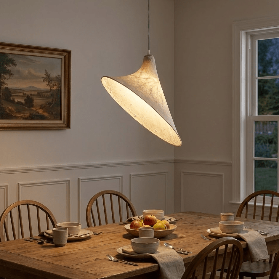 Terieira wisząca lampa ze szkła Terieira Drift Silk