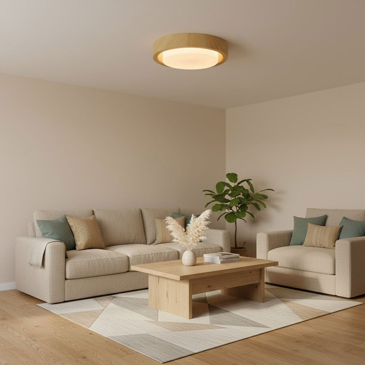 Terienine Lunor Ring lampa sufitowa